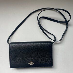 COACH Leather Crossbody Bag Clutch